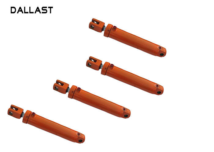 Dual Stage Agricultural Dump Truck Hydraulic Ram Medium Pressure DNV Certificated